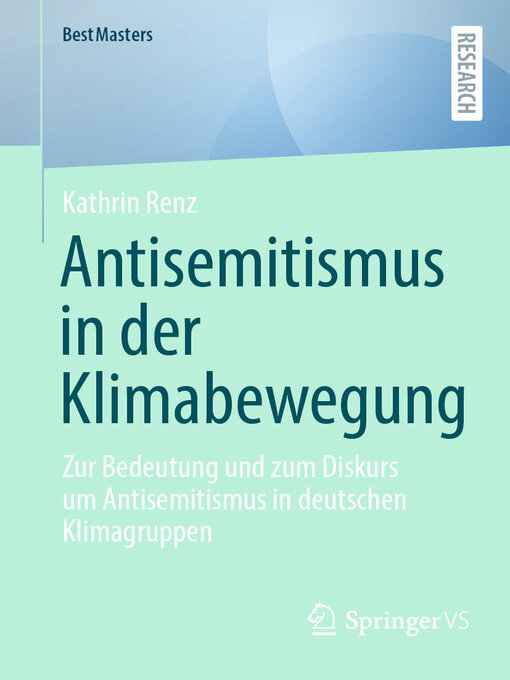 Title details for Antisemitismus in der Klimabewegung by Kathrin Renz - Available